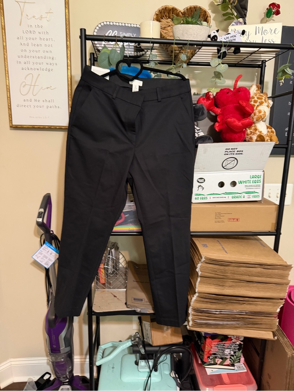 H&M Black womens Dress Pants